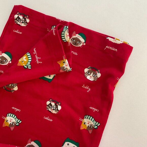 LANDS' END Women's Holiday Kitty Pajama Bottoms NWOT Size 10-12 - Picture 6 of 6